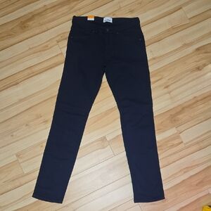 du/er No Sweat slim dark navy pants